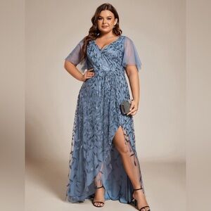 Ever Pretty Blue High Low Dress
